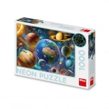 Puzzel Neon Planeten 1000 Stukjes Dino