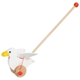 Jouet en bois à pousser Mouette Jonas