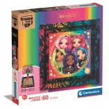 Puzzle Clementoni Frame Me Up : Rainbow High 60 pièces