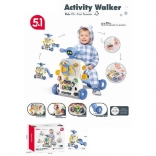 loopstoel en loopfiets 5-in-1 voor kinderen – blauw