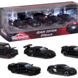 Majorette Black Edition cadeau set autootjes 5 stuks