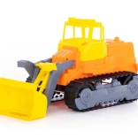 Rupslader voor in het zand