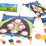 Leuk werpspel met doelwit