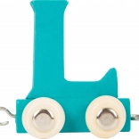 Small foot Holz-Zug – bunte Alphabet-Letter L