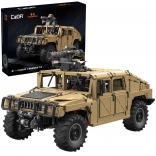 Bouwset CaDA terreinvoertuig HUMVEE 53 cm – militair offroad, 3935 stukjes