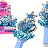 Magical Princess Wand with Colorful Lights and Sounds – Blue