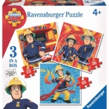 Ravensburger puzzel Brandweerman Sam 3-in-1 (25, 36 en 49 stukjes)