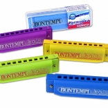 harmonica à bouche Bontempi 10 trous – colorée scolaire