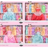 Doll with 20 spare dresses 29 cm