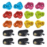 prises d’escalade pour enfants pour arbre avec sangles, 12 pièces