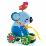 Jouet à tirer Koala bleu pour enfants de Djeco