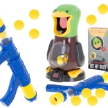 Hongerige eend – schietspel met pistool en foamkogels