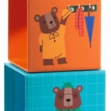 Cubes empilables famille d’ours