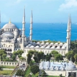 Panoramische puzzel Sultan Ahmed-moskee in Istanbul 1000 stukjes ANATOLIAN