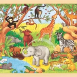 Houten puzzel Afrika 48 stukjes