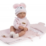 Guca Andrea realistic baby doll with sounds 38 cm