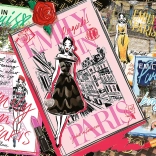 Puzzle Emily in Paris : magazine de mode 1000 pièces