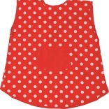Tablier enfant rouge à pois GOKI