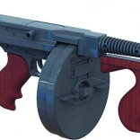 Metall Gangsterpistole 8 Schuss Gonher