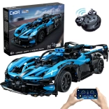 CaDA Bluefire Specter RC racing car building set 1:14, 421 pieces
