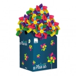 Vilac moulin à vent coloré pour le jardin et les pots de fleurs