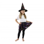 Children's witch tutu skirt with spiderwebs (3–7 years)