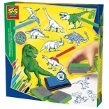 Creatieve stempelset dinosaurussen