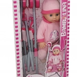 Bambolina Doll with Stroller