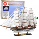 Decoratief Model Zeilschip Amerigo Vespucci 64x46cm
