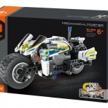 Bouwset iM.Master politie­motor met terugtrekmechanisme, 193 stukjes