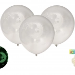 Balloons 30 cm – set of 6, glow in the dark