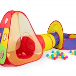 Kinder speel tent met tunnel en ballenbad IPLAY, 100 ballen