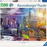 Ravensburger 1500-piece puzzle – New York in summer and winter
