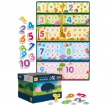 Jeu tactile Montessori des chiffres