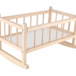 Berceau en bois pour poupées