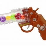 Speelgoedpistool met Licht- en Geluidseffecten Bruin