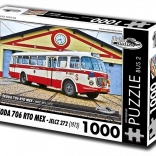 Puzzle RETRO-AUTA Škoda 706 RTO MEX – Bus, 1000 Teile