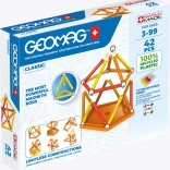 GEOMAG kit de construction magnétique recyclé 42 pièces