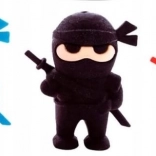 Gum Astra Ninja, 1 st. (mix kleuren)