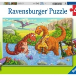 Puzzle RAVENSBURGER playful dinosaurs 2×24 pieces