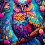 Puzzle Strahlende Eule 1000 Teile