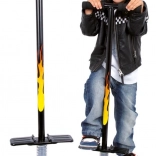 Jumping pogo stick with flames for kids, SMALL FOOT