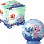 3D puzzelbal DISNEY Stitch en Angel 54 stukjes