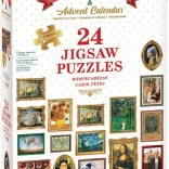 Calendrier de l’Avent puzzle EUROGRAPHICS Fine Art 24×50 pièces