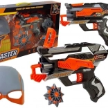 Foam blaster set with mask and darts
