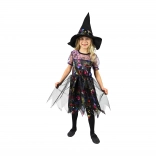 kinderkostuum heks kleurrijk – maat M