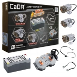 CaDA Pro Power System – aandrijvingsset met afstandsbediening en LED‑verlichting