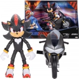 Sonic 3: SHADOW figure on black motorcycle (small set)