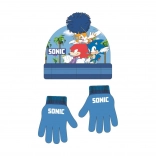 Sonic Hat and Gloves Set Blue