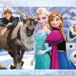 Dino Puzzle La Reine des Neiges : En promenade 40 pièces